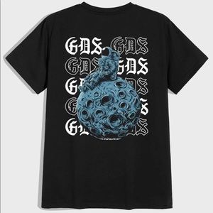 Letter and astronaut graphic Tee